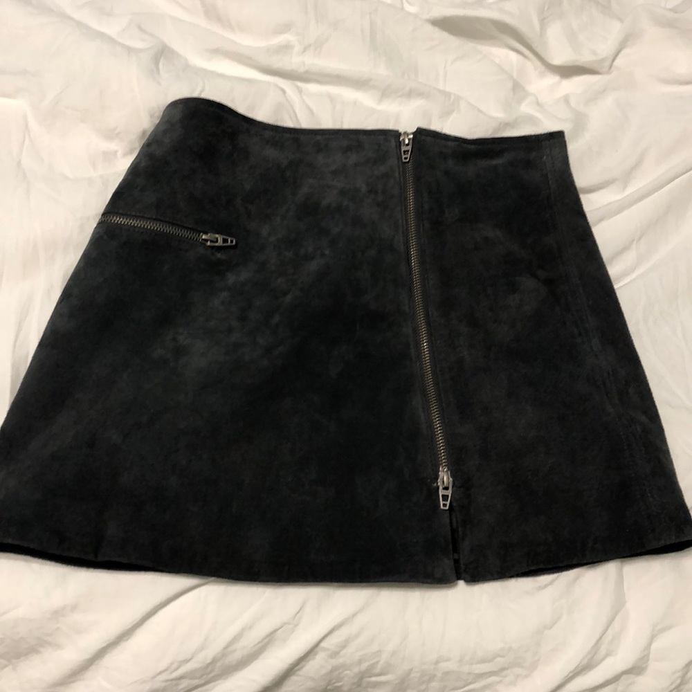 Blanknyc suede skirt